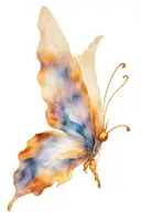 bts butterfly purple heart tattoo design idea