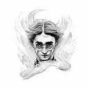 harry potter tattoo design idea