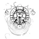 Leo capricorn cancer aquarius  tattoo design idea