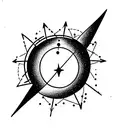 astronomy tattoo design idea