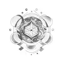 astronomy tattoo design idea