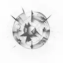 astronomy tattoo design idea