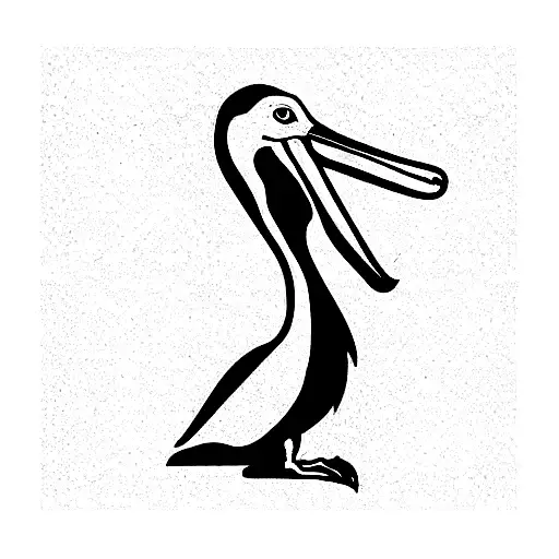 pelican tattoo design idea