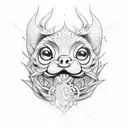 bts tattoo design idea