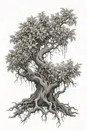 poison tree tattoo design idea