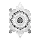 Grateful Dead inspired mandala tattoo design idea