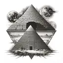 stargate pyramid tattoo design idea