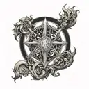 god eternal life tattoo design idea