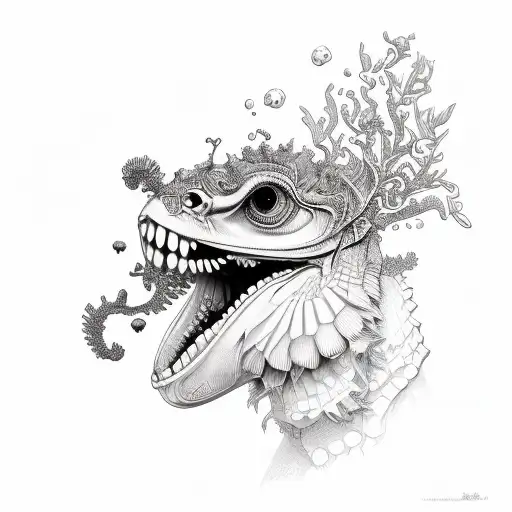 dill weed tattoo design idea