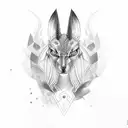 Anubis tattoo design idea
