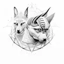 Anubis tattoo design idea
