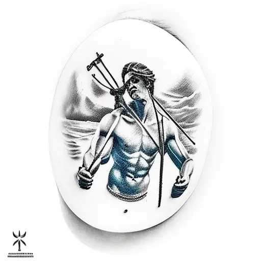 saint sebastian tattoo design idea