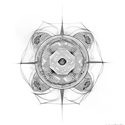 Bagua tattoo design idea