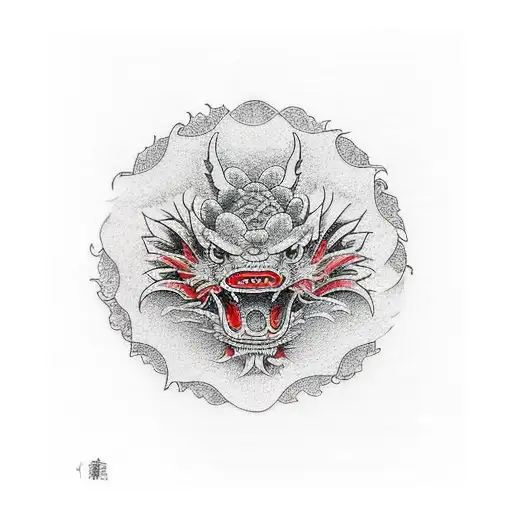 Yamata no Orochi tattoo design idea