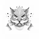 chocolate crosssnt tattoo design idea