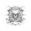 chocolate crosssnt tattoo design idea