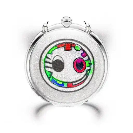 Pocket Watch, smiley face tattoo design idea