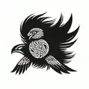 navajo thunderbird tattoo design idea