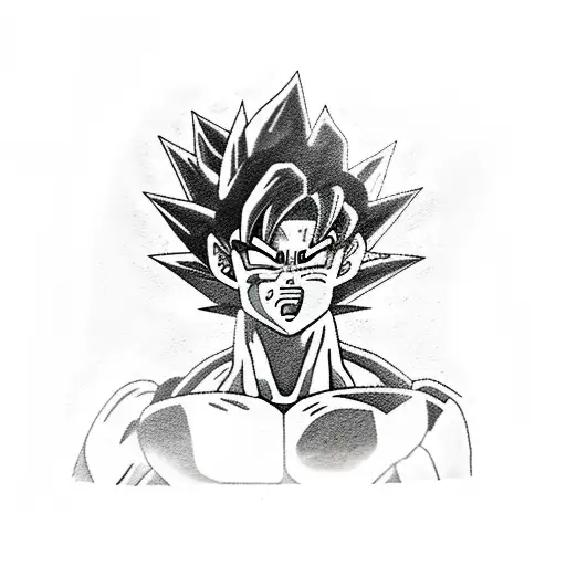 goku tattoo design idea