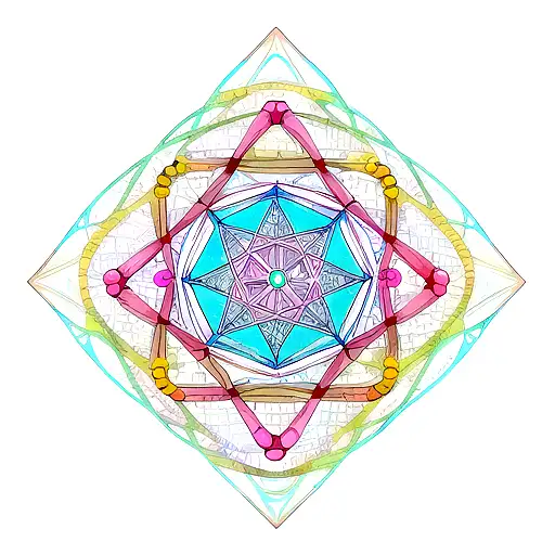 sacred geometry  tattoo design idea