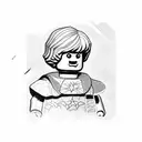 lego Raphael  tattoo design idea