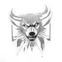 lego wolverine  tattoo design idea