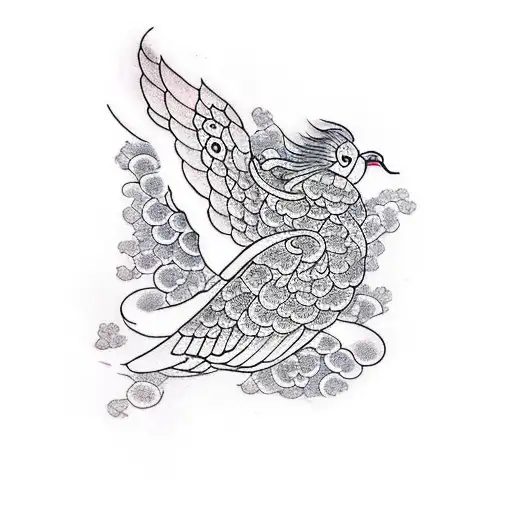 Tattoo uploaded by Tattoodo • Swallow tattoo by Tom de Vries #Tomdevries  #birdtattoos #blackandgrey #Japanese #bird #feathers #wings #swallow •  Tattoodo