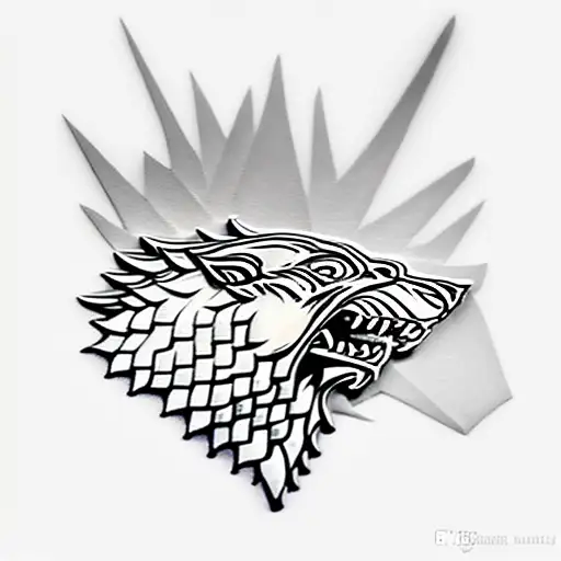 game of thrones john snow realistic hyper realistic tattoo design idea