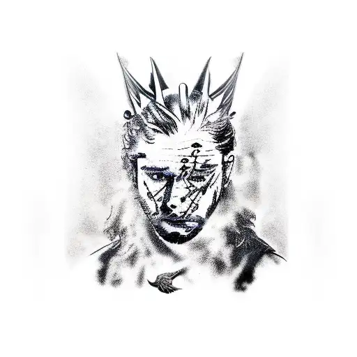 game of thrones john snow realistic hyper realistic tattoo design idea