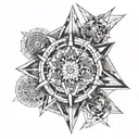 mind time machine tattoo design idea