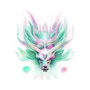 Aurora boreas tattoo design idea