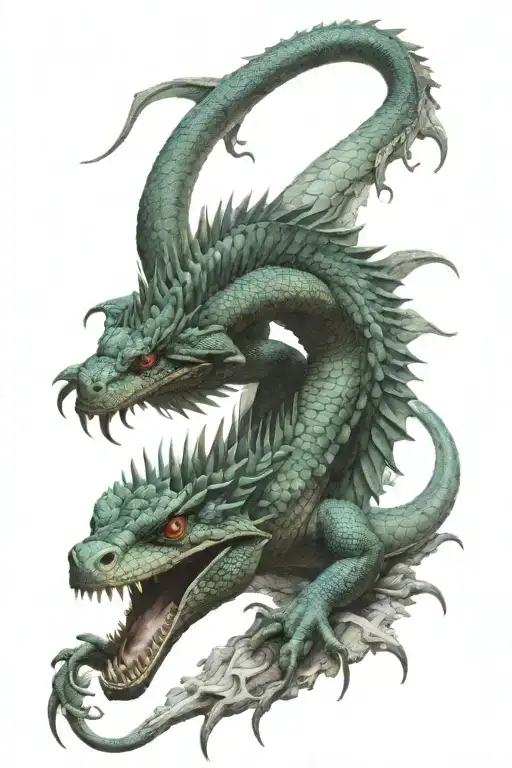 basilisk tattoo design idea