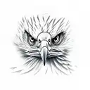 Eagle snake tattoo design idea