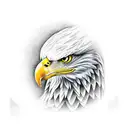 Eagle snake tattoo design idea