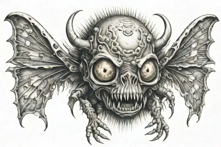 beelzebub tattoo design idea