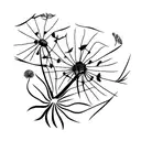 Dandelion tattoo design idea