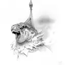 cartoon  tattoo design idea