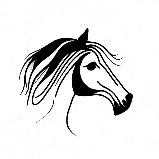 Horse tattoo by Mo Ganji | Post 29607