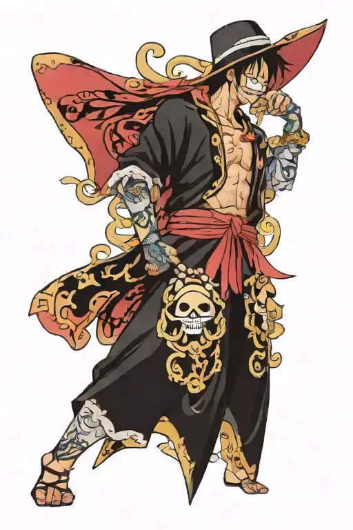 One piece featuring tattoo design idea