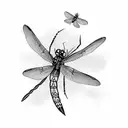 Dragonfly tattoo design idea