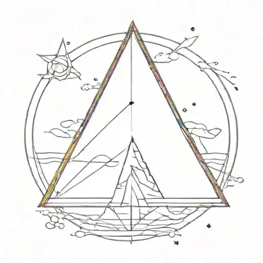 prism tattoo design idea