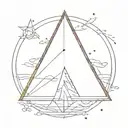 prism tattoo design idea