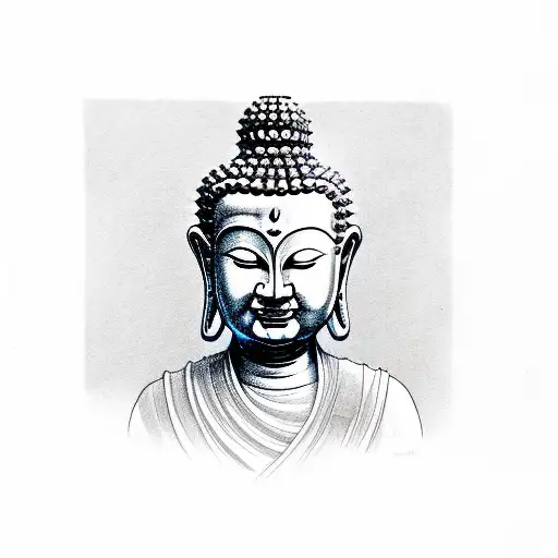 budda head with names Hayden and Luke  tattoo design idea