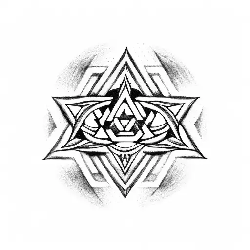Valknut Symbol tattoo design idea
