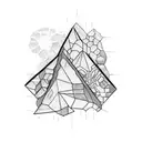 geological tattoo design idea