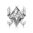 geological tattoo design idea