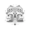 la casa de papel  tattoo design idea