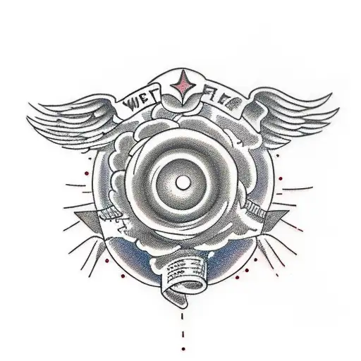 whirlpool tattoo design idea