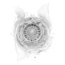 whirlpool tattoo design idea