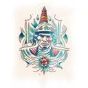 mapuche tattoo design idea